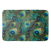 Peacock Passion Sierkussen Badmat (Voorkant)