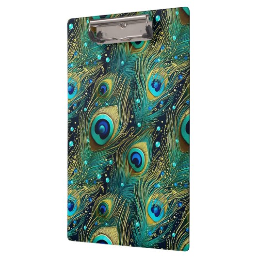 Peacock Passion Sierkussen Klembord (Links)