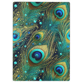 Peacock Passion Sierkussen Klembord (Achterkant)