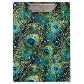 Peacock Passion Sierkussen Klembord (Voorkant)