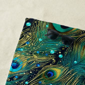 Peacock Passion Sierkussen Strandlaken (In situ)