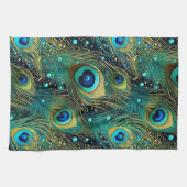 Peacock Passion Sierkussen Theedoek (Horizontaal)