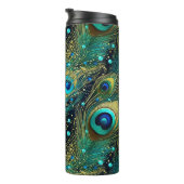 Peacock Passion Sierkussen Thermosbeker (Geroteerd rechts)