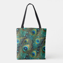 Peacock Passion Sierkussen Tote Bag
