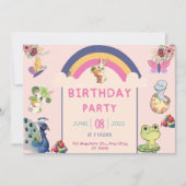 Peacock Patina en mooie dieren verjaardag Kaart (Voorkant)