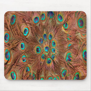 Peacock patroon Achtergrond Muismat