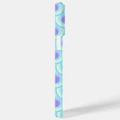 Peacock patroon paarse blauwe naam Case-Mate iPhone case (Achterkant / Rechts)