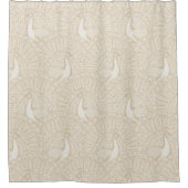 peacock pattern douchegordijn (Voorkant)