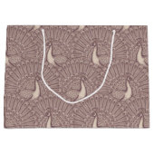 peacock pattern groot cadeauzakje (Voorkant)