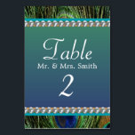 Peacock Pattern met Pearls Kaart<br><div class="desc">.</div>