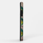 Peacock Pattern on Wood iPhone 5/5S Hoesje (Achterkant/rechts)