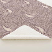 peacock pattern sherpa deken (3/4)