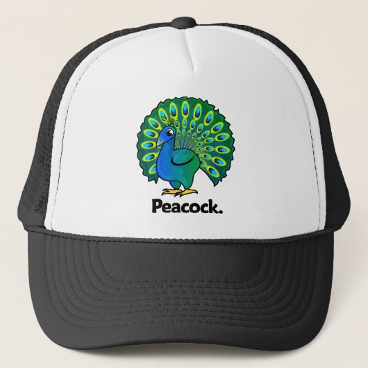 Peacock Peacock. Trucker Pet (Voorkant)