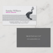 PEACOCK & PEBBLES-Visitekaartje Visitekaartje (Voorkant / Achterkant)