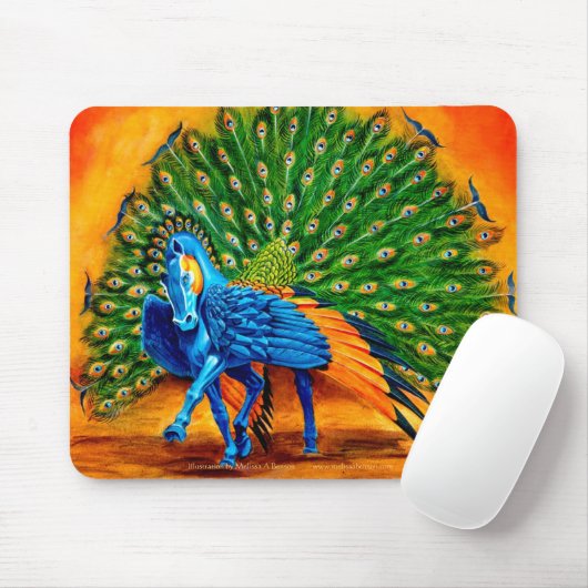 Peacock Pegasus Muismat (Met muis)