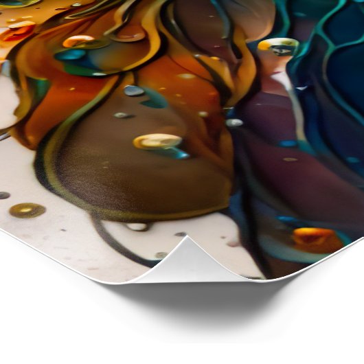 Peacock Perfect Poster (Hoek)