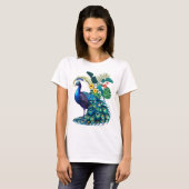 Peacock - perfecte elegantie op een shirt (Voorkant volledig)