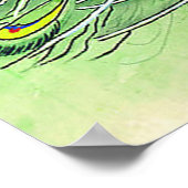 Peacock Permanent poster Tekening 2 (Hoek)