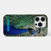 Peacock Personalized iPhone Cell Phone Cover Hoesje (Achterkant horizontaal)