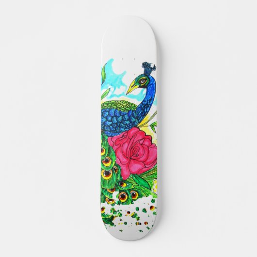 Peacock Persoonlijk Skateboard (Voorkant)