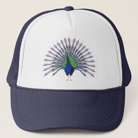 Peacock-Petten Trucker Pet (Voorkant)