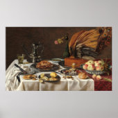 Peacock Pie - Pieter Claesz Fine Art Poster (Voorkant)