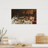Peacock Pie - Pieter Claesz Fine Art Poster (Keuken)