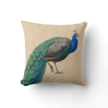 Peacock Pillow kleurig