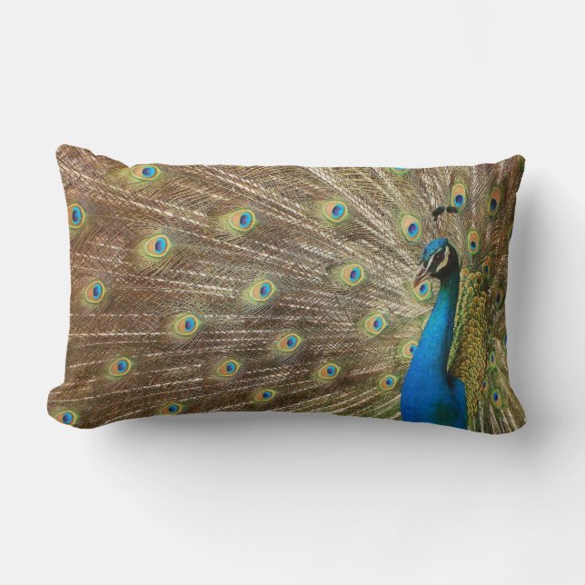 Peacock Pillow Kussen (Voorkant)