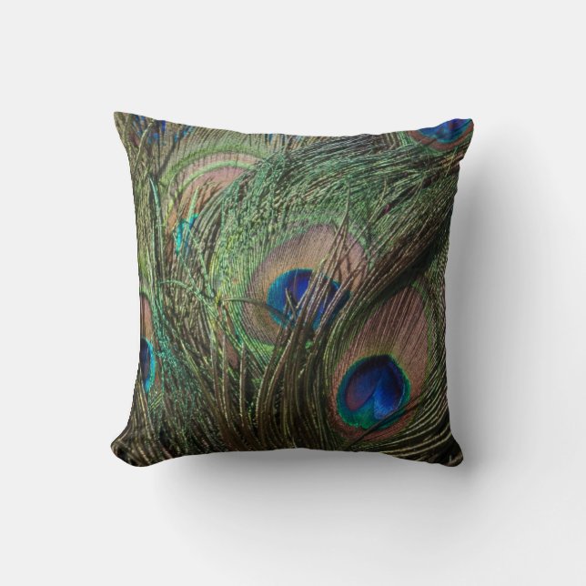Peacock Pillow Kussen (Voorkant)