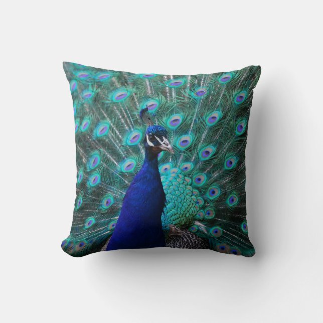  Peacock Pillow Kussen (Voorkant)