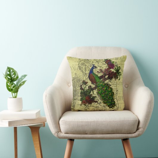 Peacock Pillow Kussen (Stoel)