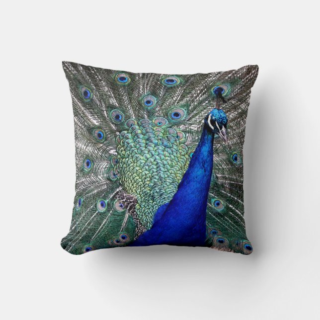 Peacock Pillow Kussen (Voorkant)