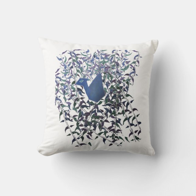 Peacock Pillow one Kussen (Voorkant)