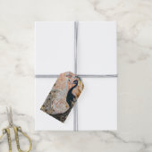  Peacock Pink Gold Glam Cadeaulabel (Met Touw)