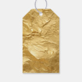  Peacock Pink Gold Glam Cadeaulabel (Achterkant)