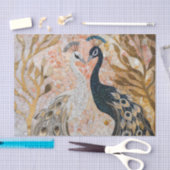  Peacock Pink Gold Glam Tissuepapier (Craft)