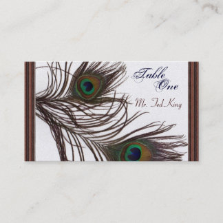 Peacock-Plaatskaarten Plaatskaartje