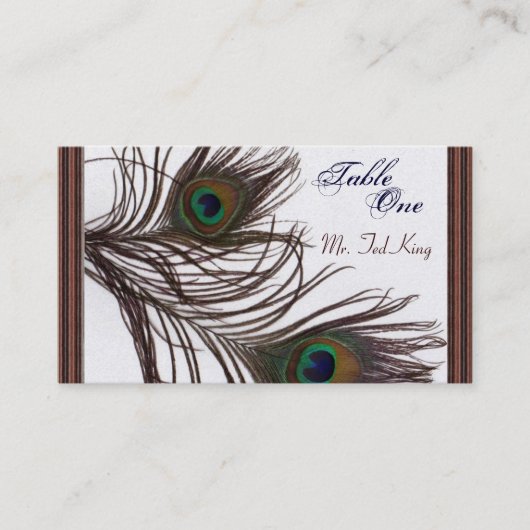 Peacock-Plaatskaarten Plaatskaartje (Voorkant)