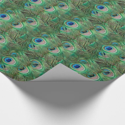 Peacock plumage cadeaupapier (Hoek)