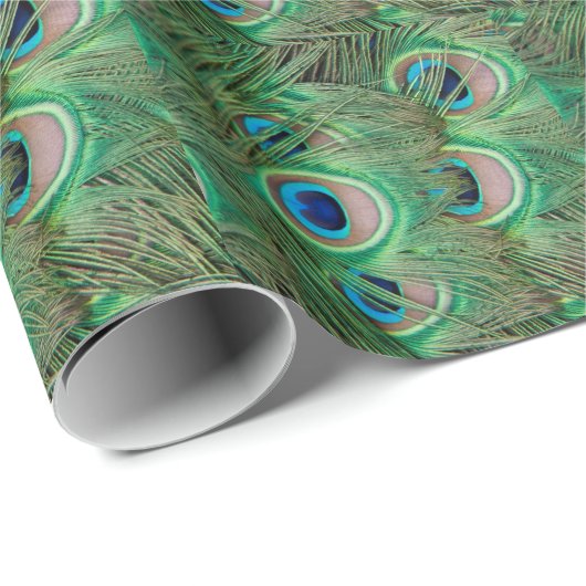 Peacock plumage cadeaupapier (Rol Hoek)