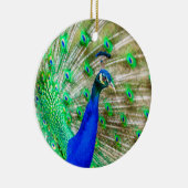 Peacock Plumage Keramisch Ornament (Rechts)