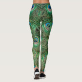 Peacock plumage leggings (Achterkant)