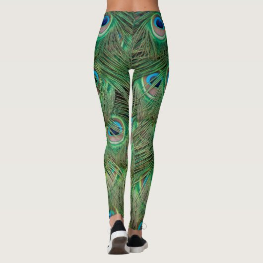 Peacock plumage leggings (Achterkant)