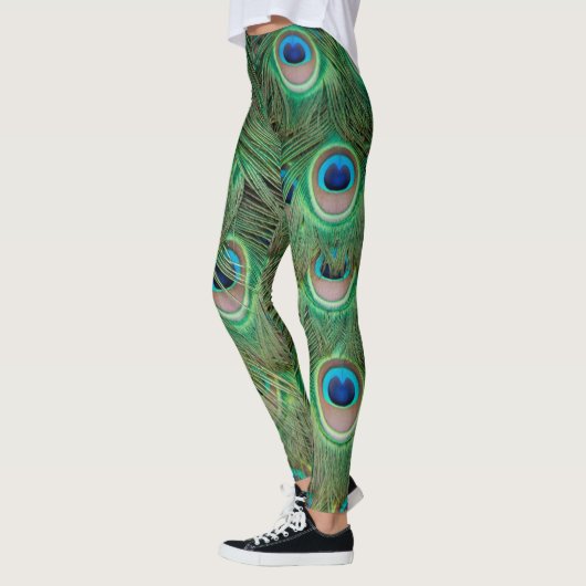 Peacock plumage leggings (Links)