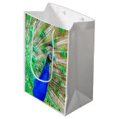 Peacock Plumage Medium Cadeauzakje (Voorkant Gekanteld)
