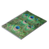 Peacock plumage notitieboek (Linkerzijde)