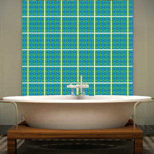 Peacock plumage patroon keramische tegel tegeltje