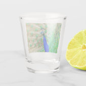 Peacock Plumage Shot Glas (Achterkant)