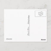 Peacock Plume briefkaart (Achterkant)